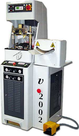 V-2002 PREFORMING TOE UPPER MOULDING MACHINE.