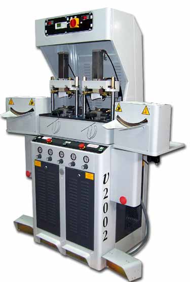 V-2002 PREFORMING TOE UPPER MOULDING MACHINE.